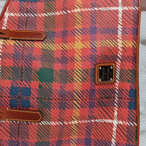 Dooney & Bourke Plaid Windsor Celeste Satchel - Picture 14 of 14
